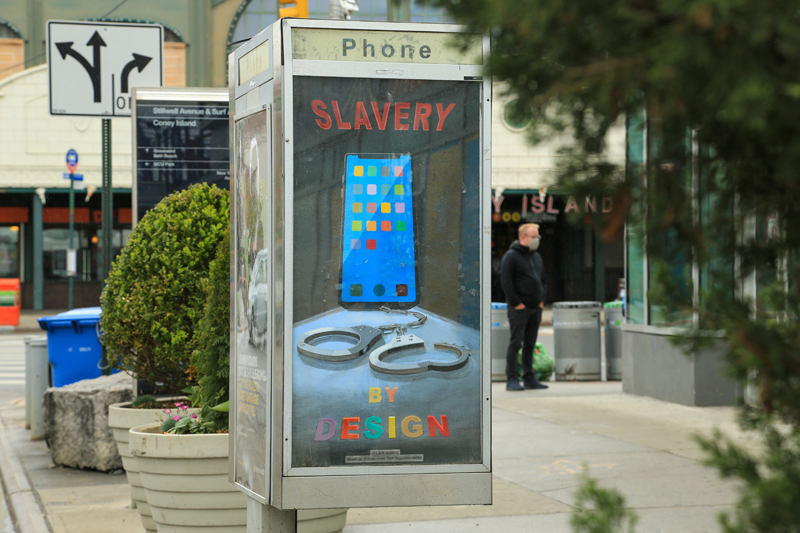 Slavery by Design Artwork by Leon Reid IV. Photo by Luna Park